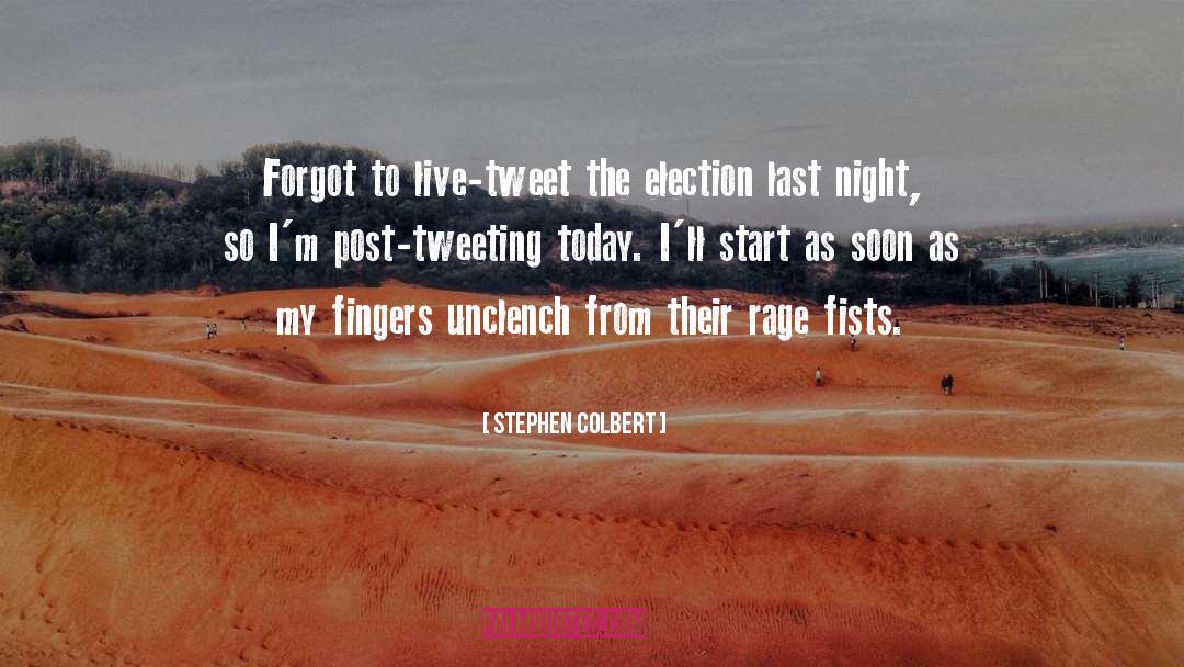 Elections Politics Refugees quotes by Stephen Colbert