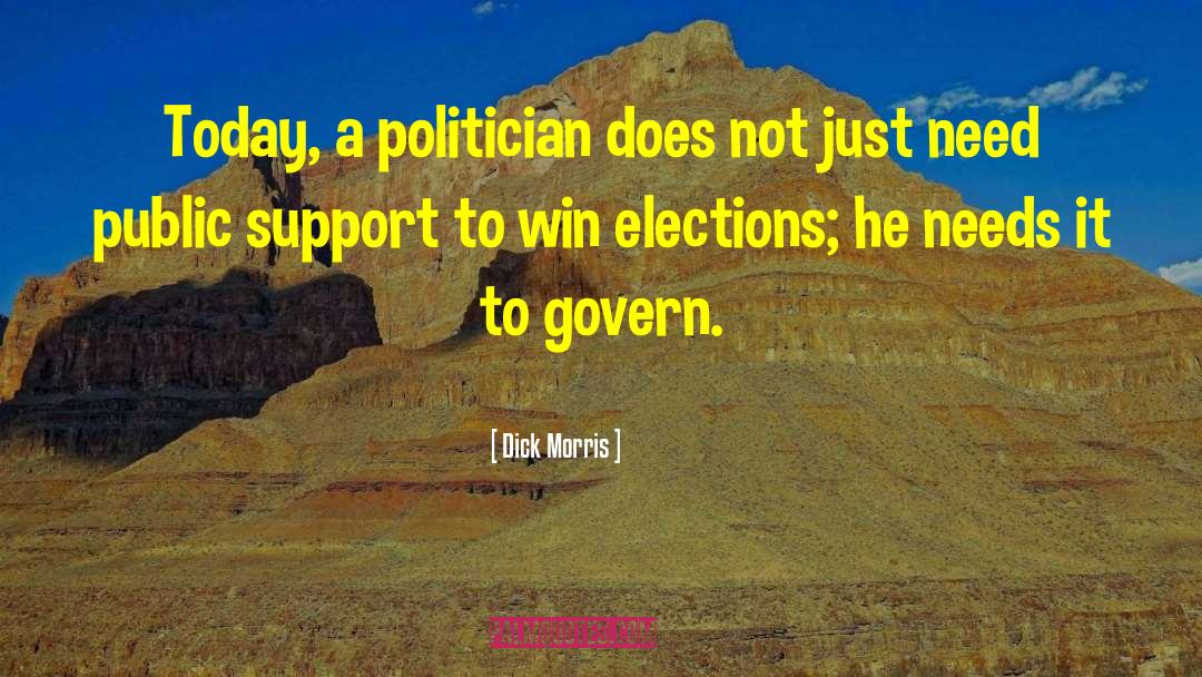 Elections quotes by Dick Morris