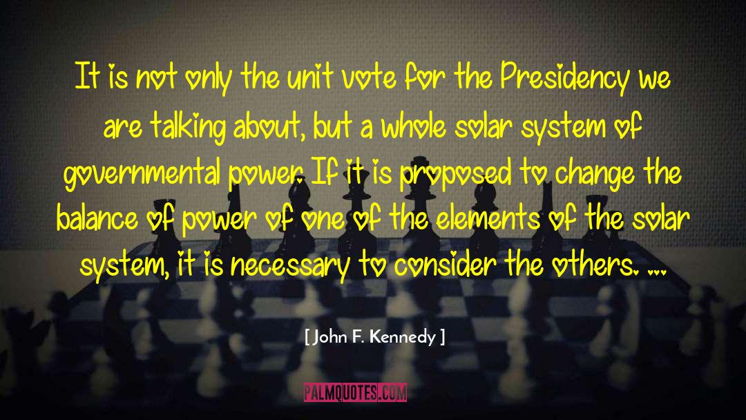 Electoral College quotes by John F. Kennedy