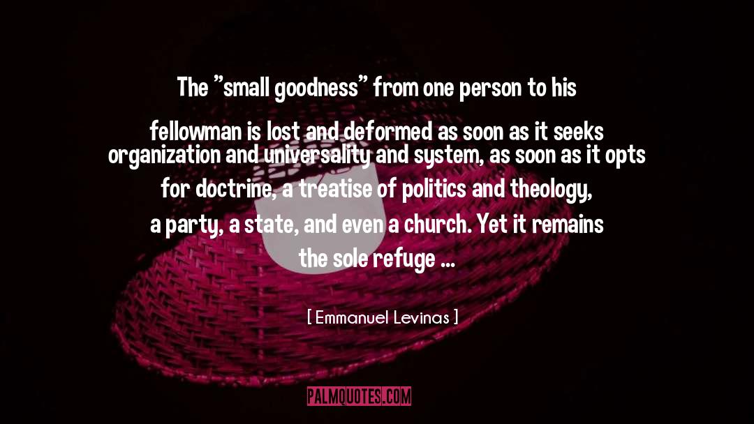 Electoral Politics quotes by Emmanuel Levinas