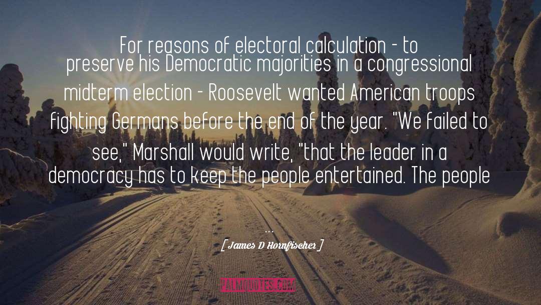Electoral quotes by James D Hornfischer