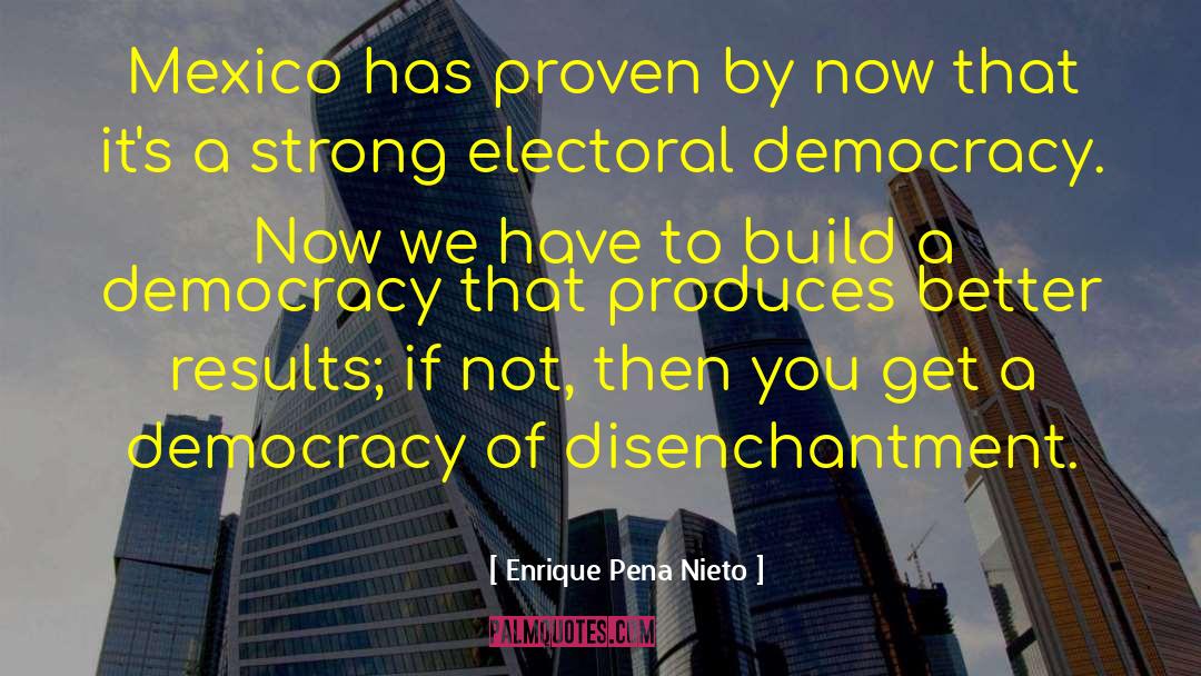 Electoral quotes by Enrique Pena Nieto