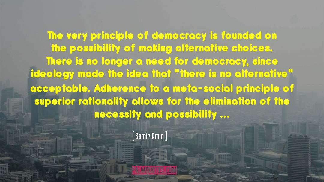 Electoral quotes by Samir Amin