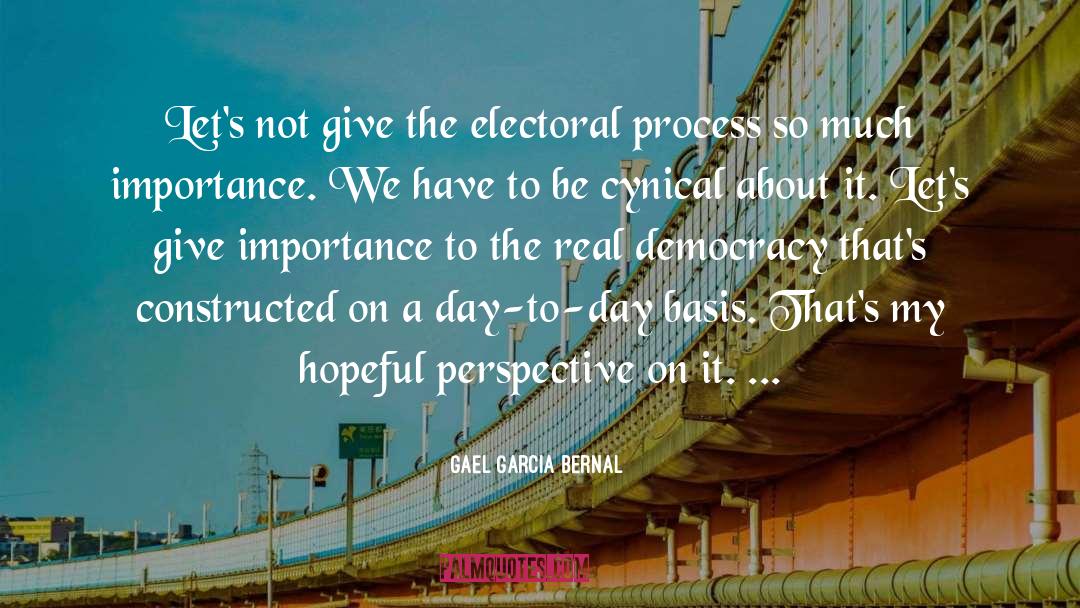 Electoral quotes by Gael Garcia Bernal