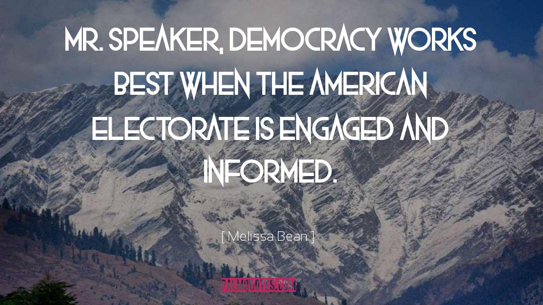 Electorate quotes by Melissa Bean