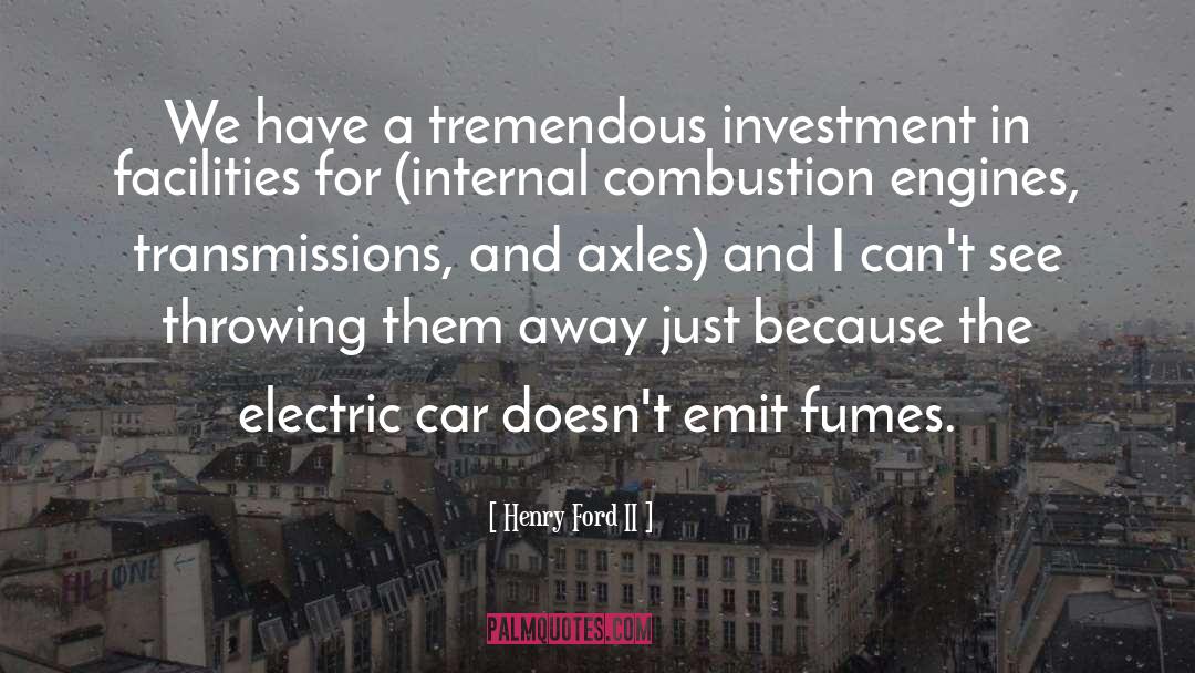 Electric Car quotes by Henry Ford II