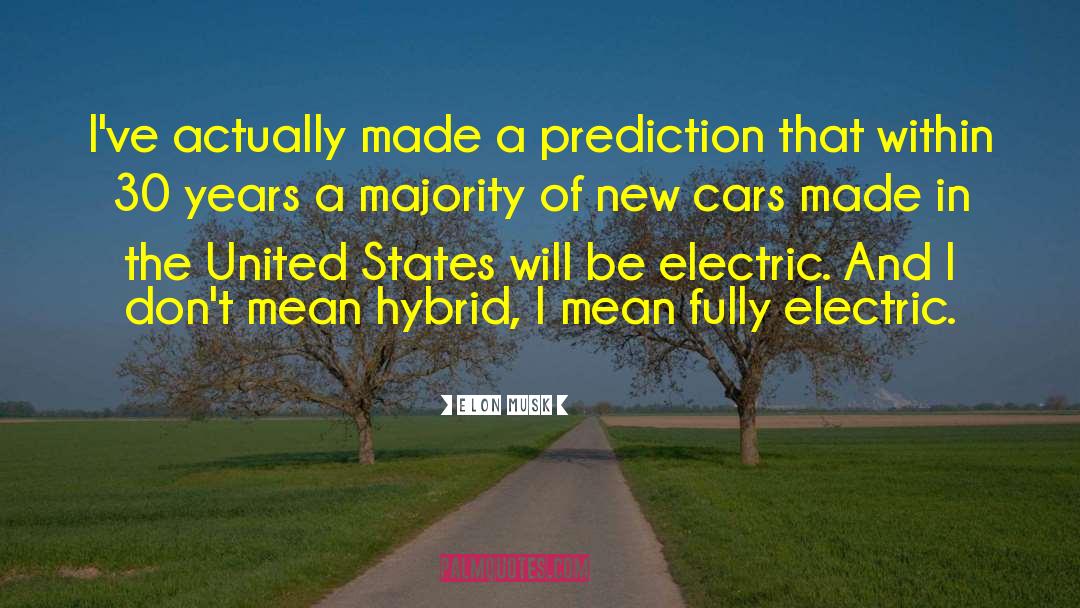 Electric Car quotes by Elon Musk