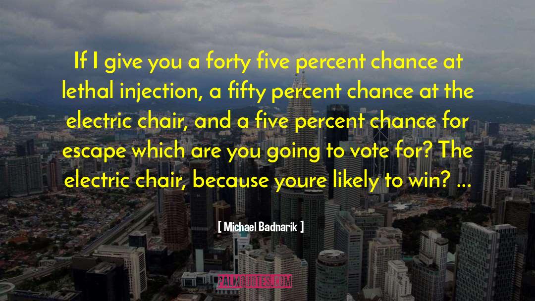 Electric Chair quotes by Michael Badnarik