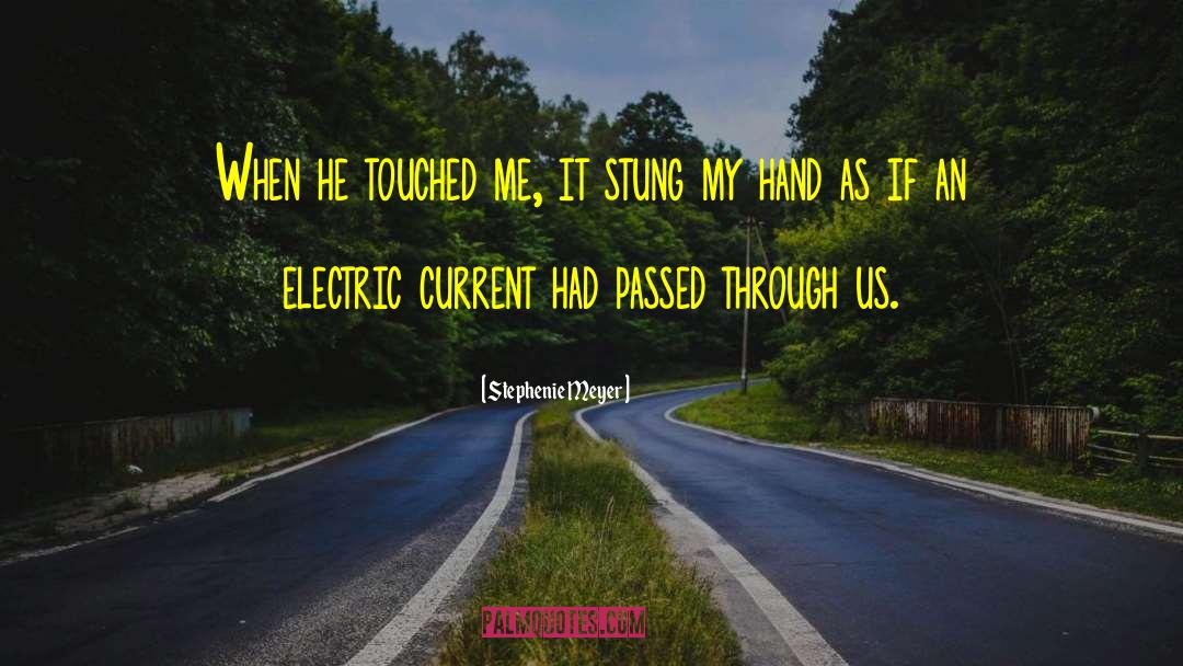Electric Current quotes by Stephenie Meyer