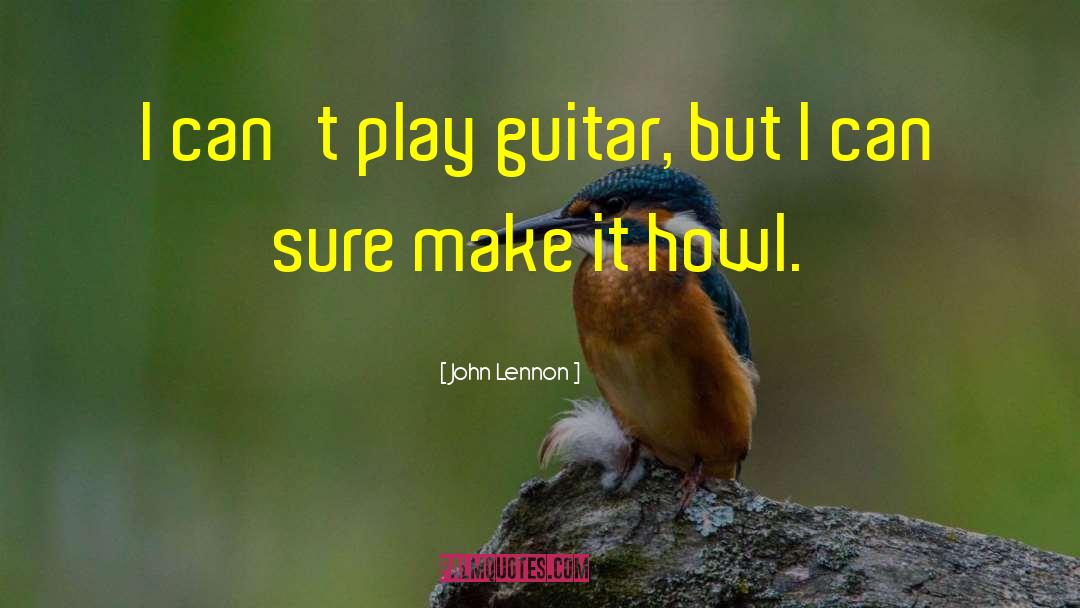 Electric Guitar quotes by John Lennon