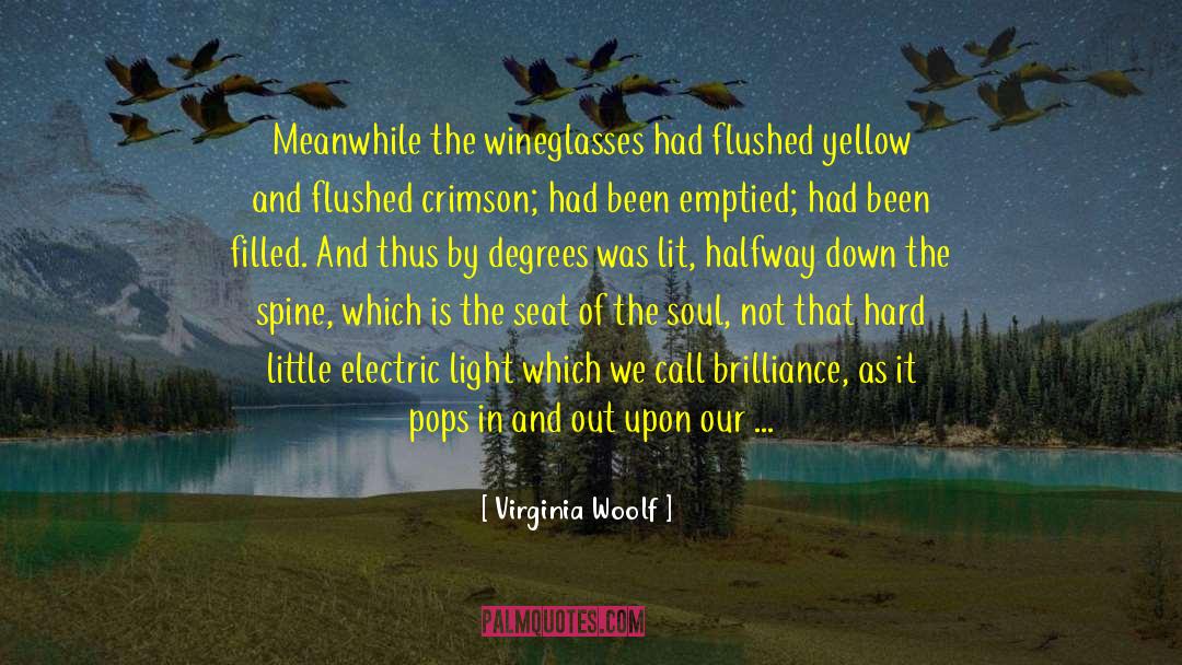 Electric Light quotes by Virginia Woolf