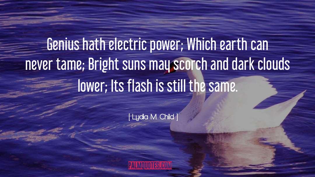 Electric Power quotes by Lydia M. Child