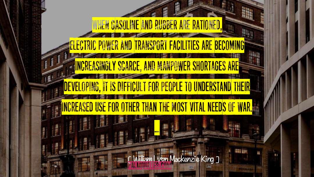 Electric Power quotes by William Lyon Mackenzie King