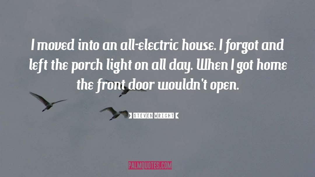 Electric Shock quotes by Steven Wright