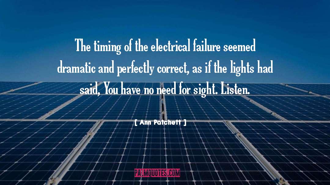 Electrical quotes by Ann Patchett