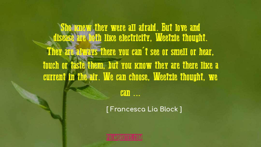 Electricity And Magnetism quotes by Francesca Lia Block