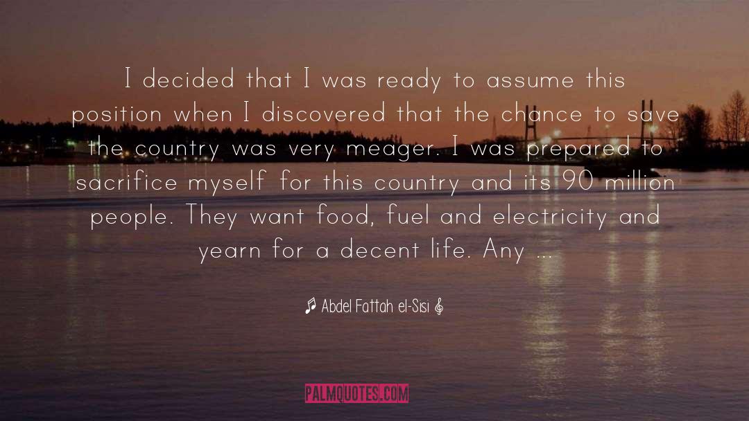 Electricity quotes by Abdel Fattah El-Sisi