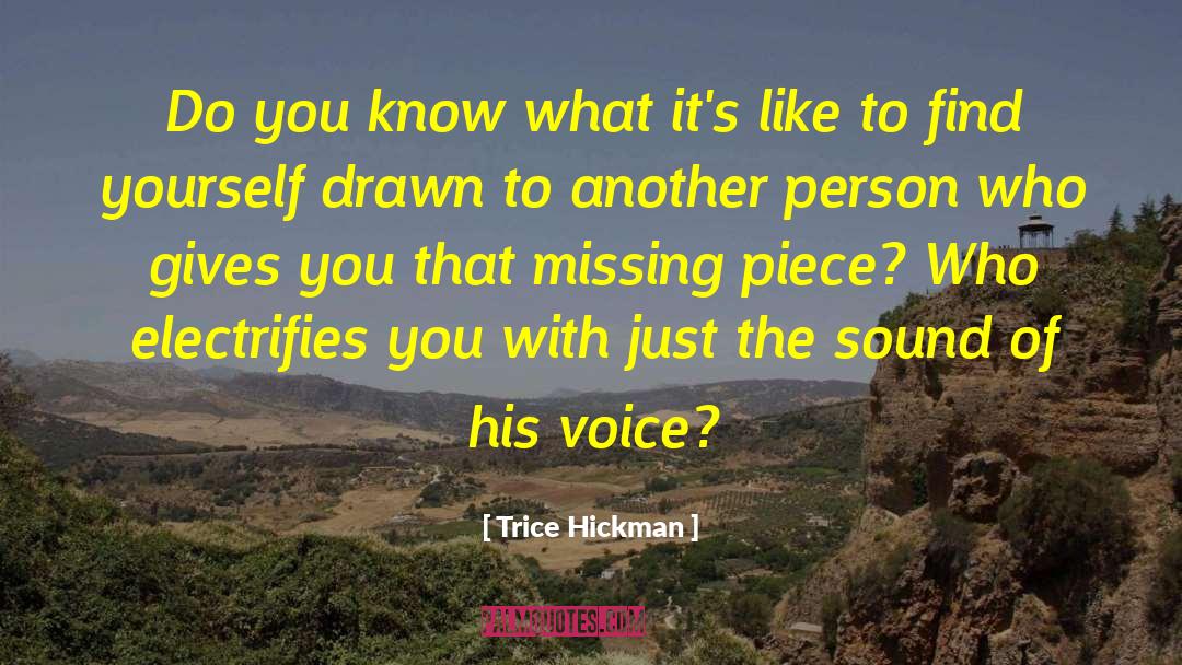 Electrifies Crossword quotes by Trice Hickman