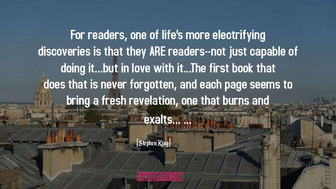 Electrifying quotes by Stephen King