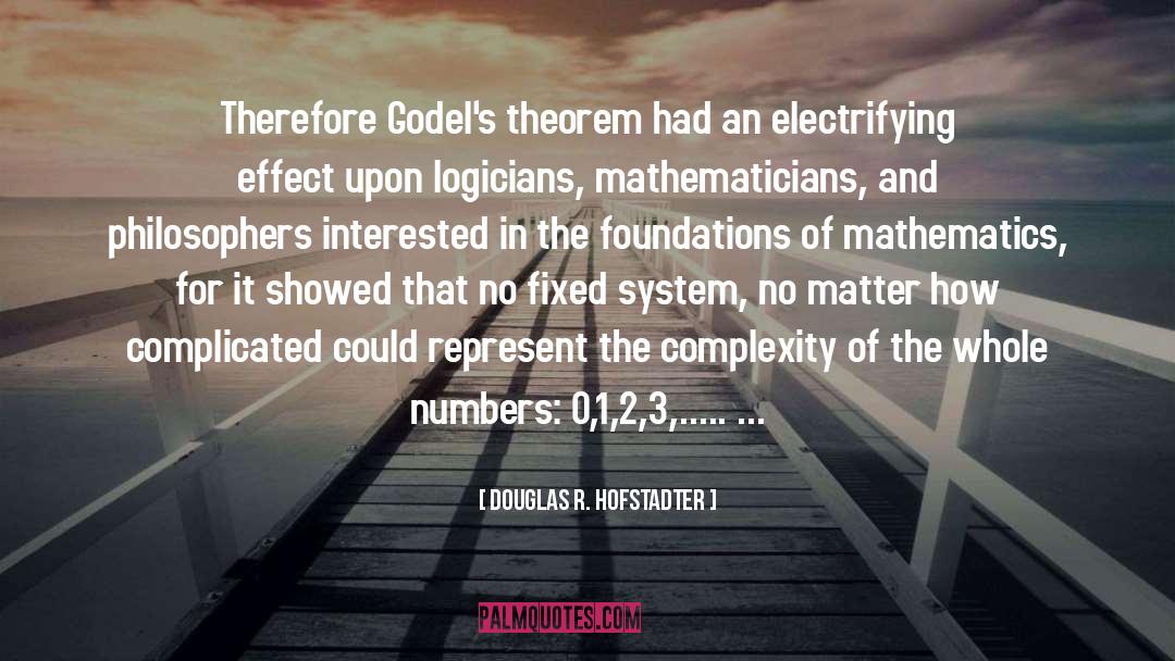 Electrifying quotes by Douglas R. Hofstadter