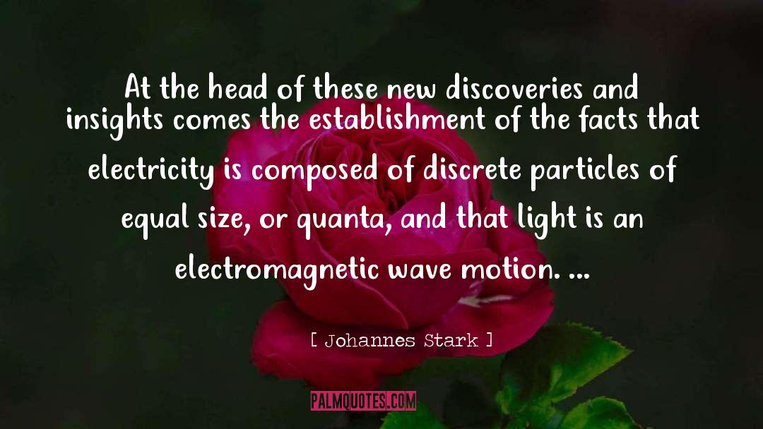 Electromagnetic quotes by Johannes Stark