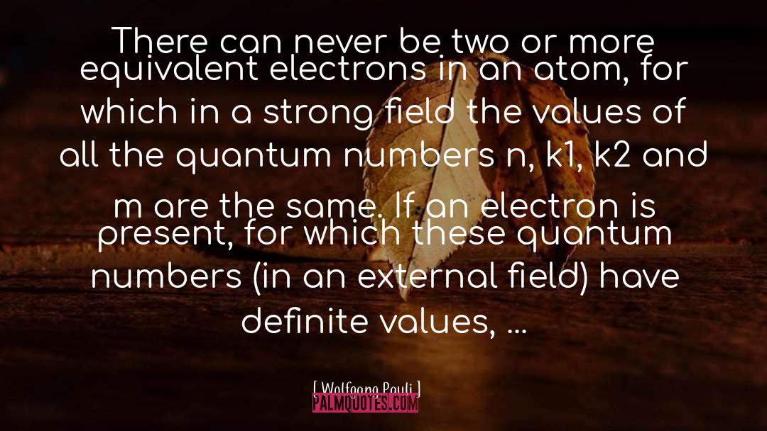 Electron quotes by Wolfgang Pauli