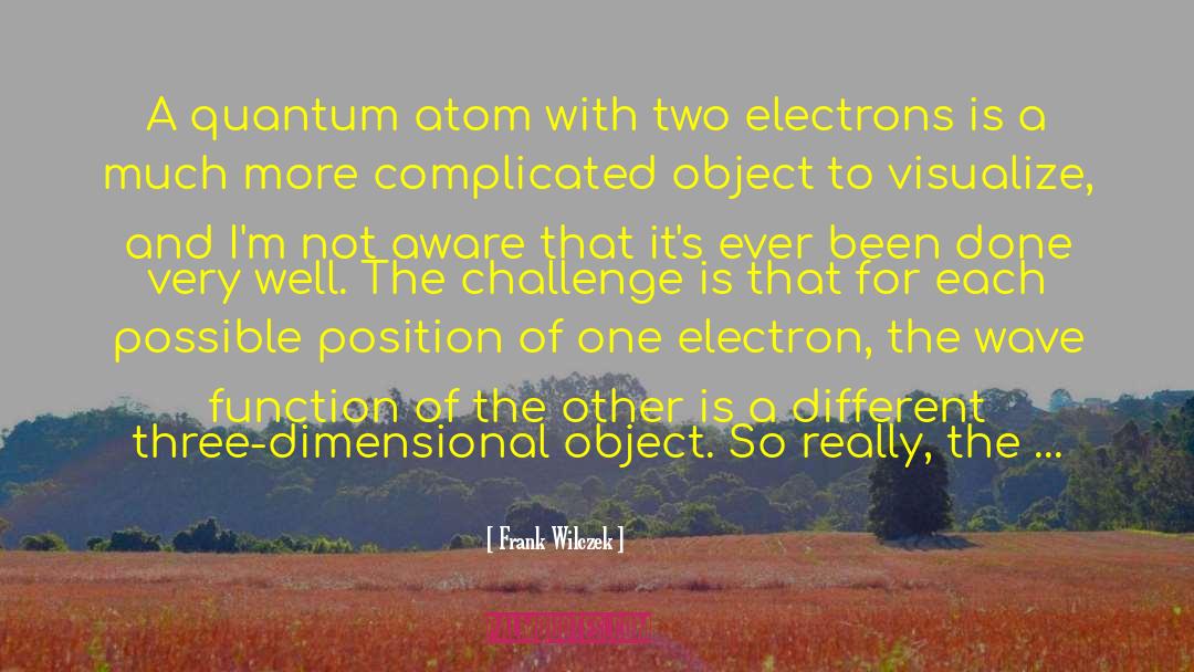 Electron Shell quotes by Frank Wilczek