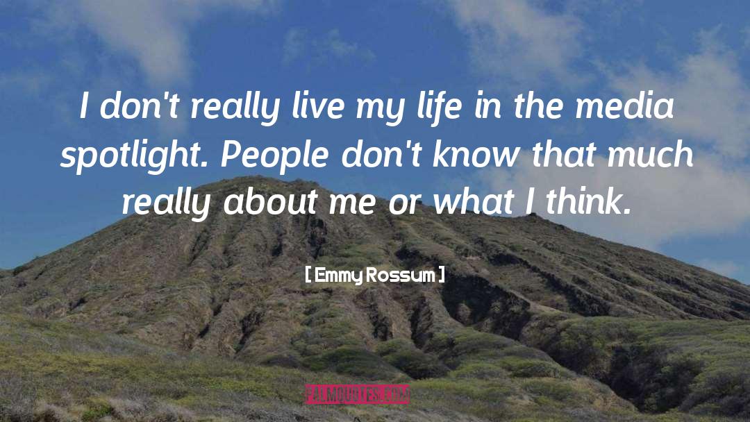 Electronic Media quotes by Emmy Rossum