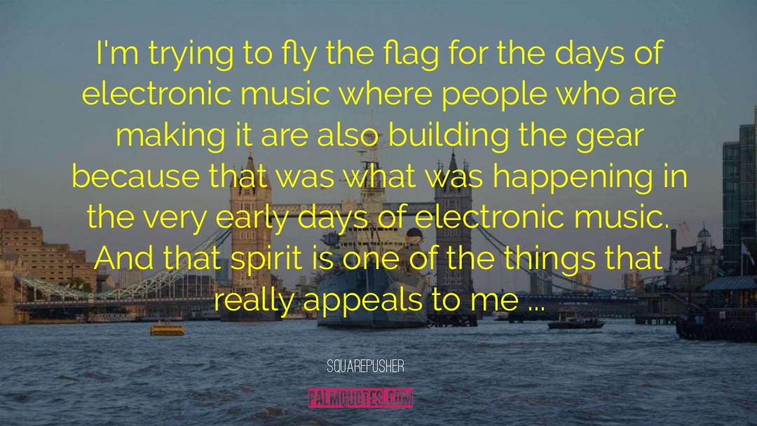 Electronic Music quotes by Squarepusher