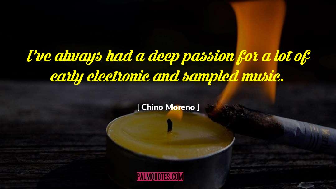 Electronic quotes by Chino Moreno