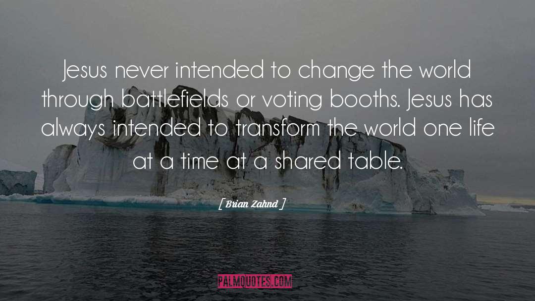 Electronic Voting quotes by Brian Zahnd