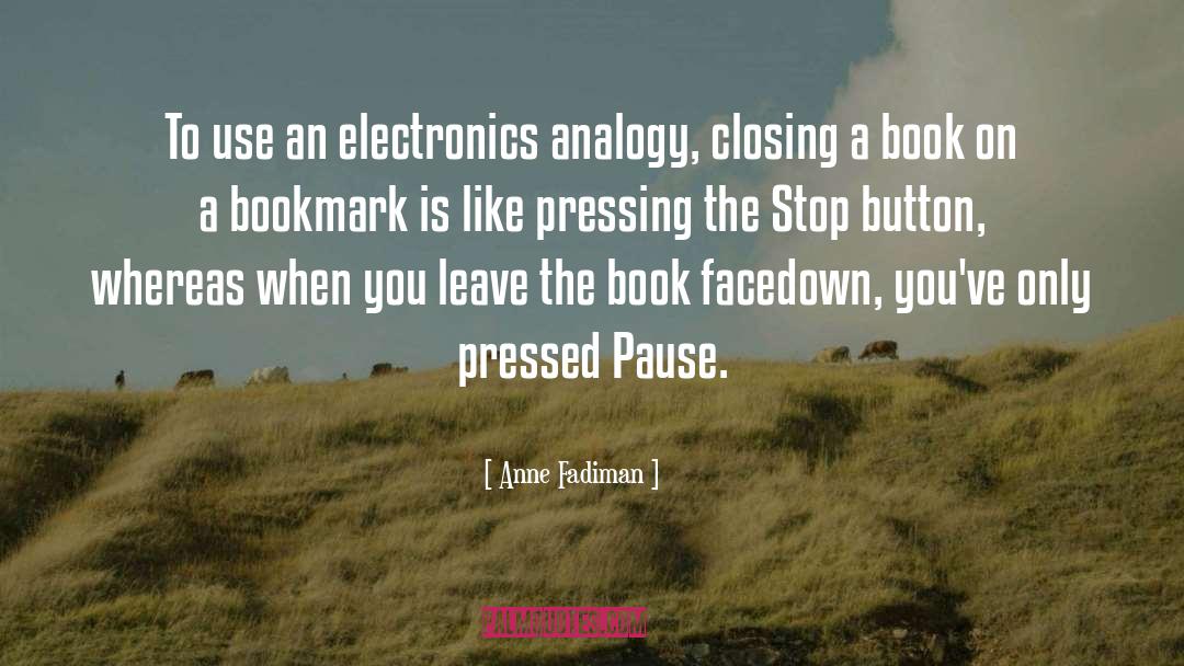 Electronics quotes by Anne Fadiman