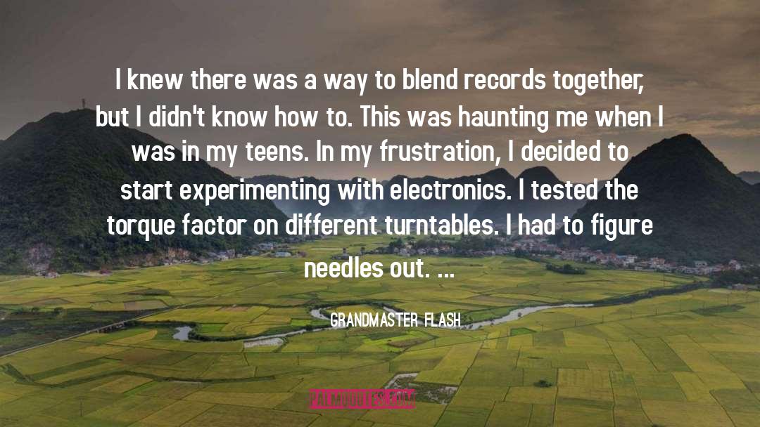 Electronics quotes by Grandmaster Flash