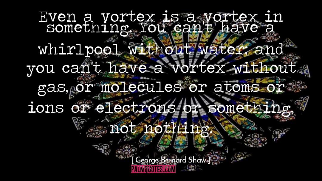 Electrons quotes by George Bernard Shaw