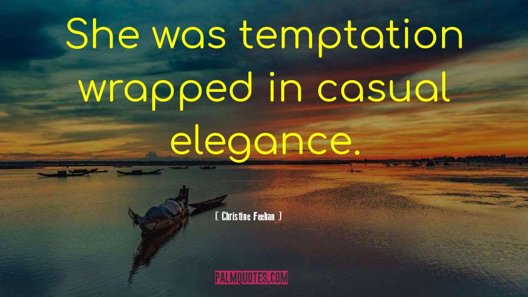 Elegance quotes by Christine Feehan