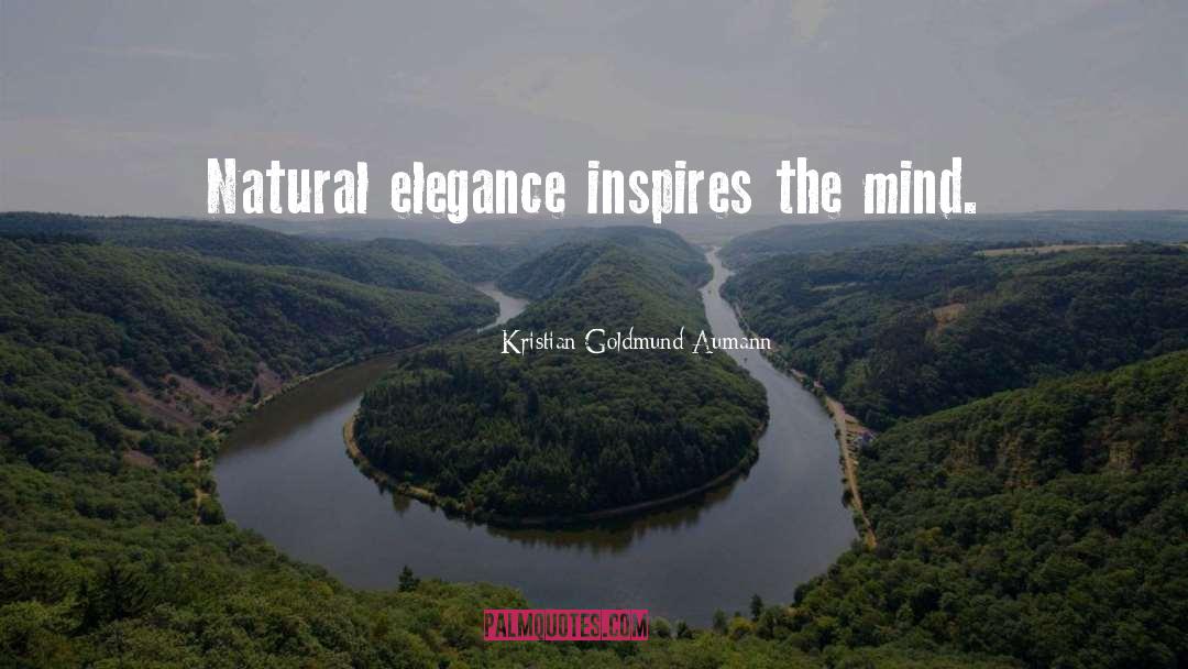 Elegance quotes by Kristian Goldmund Aumann