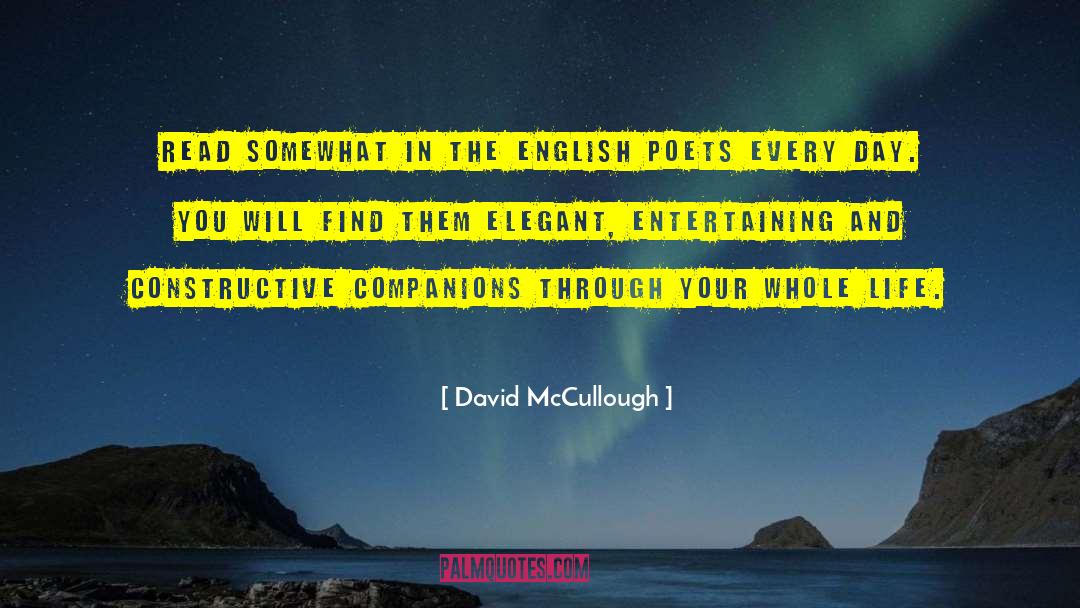 Elegant quotes by David McCullough