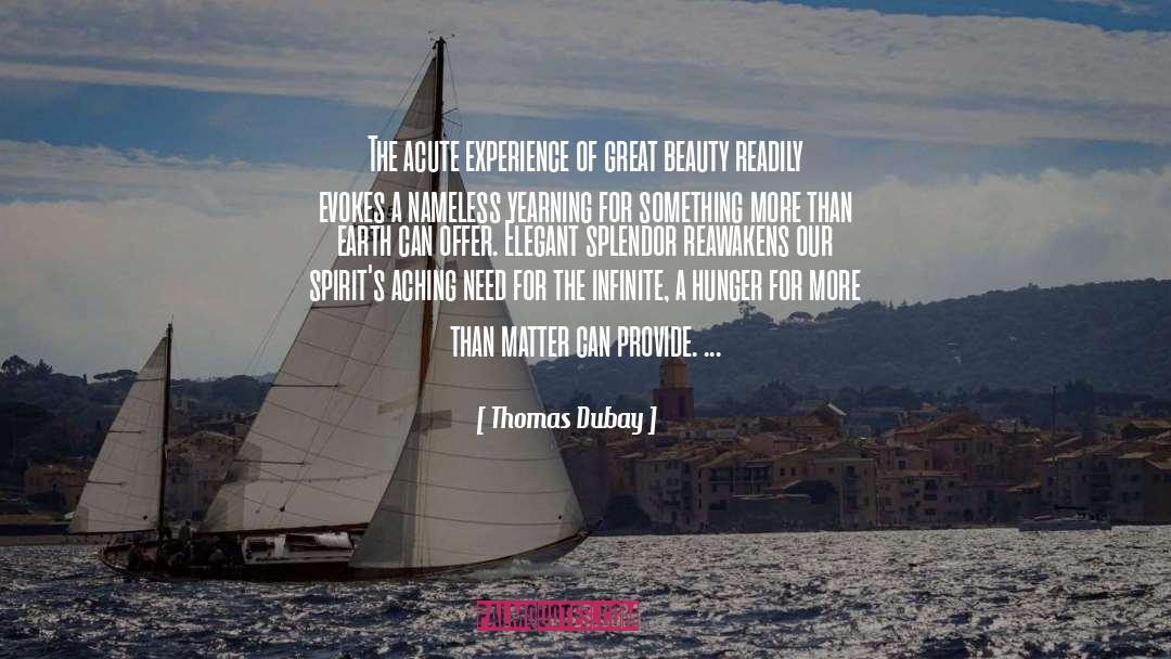 Elegant quotes by Thomas Dubay