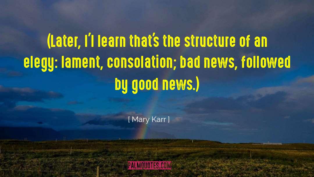 Elegy quotes by Mary Karr