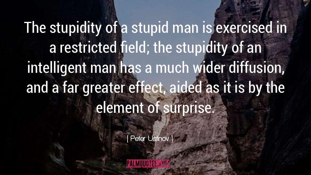 Element Of Surprise quotes by Peter Ustinov