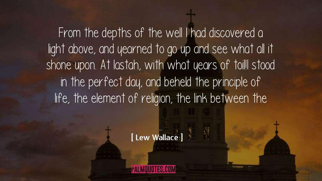 Element quotes by Lew Wallace