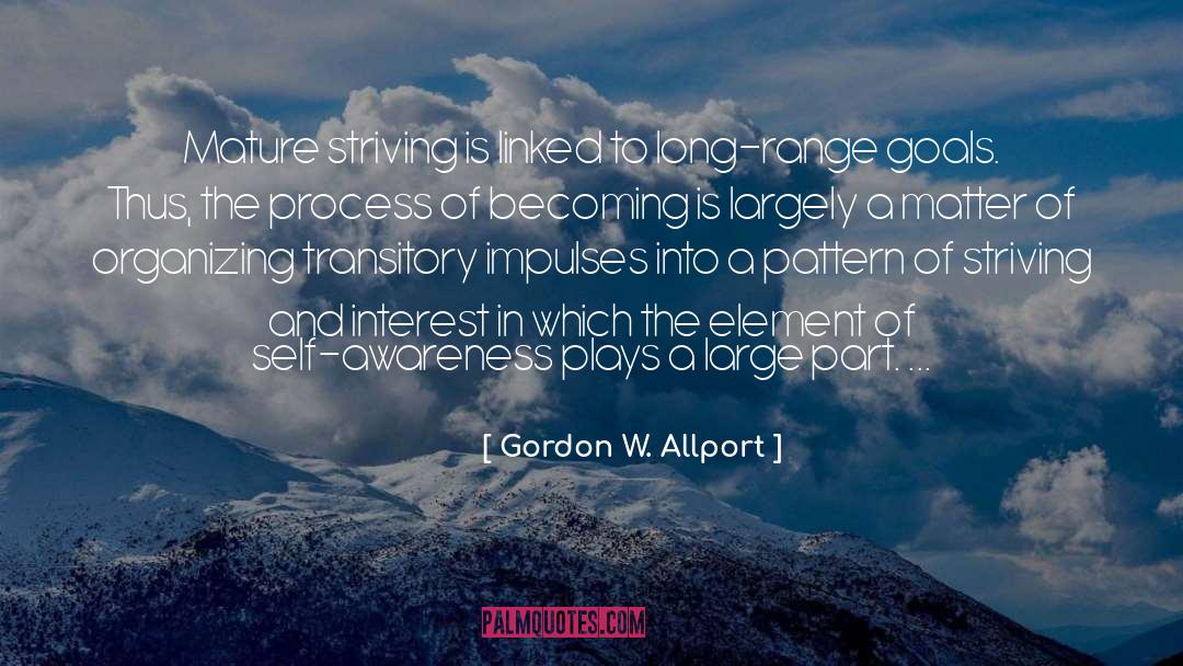 Element quotes by Gordon W. Allport