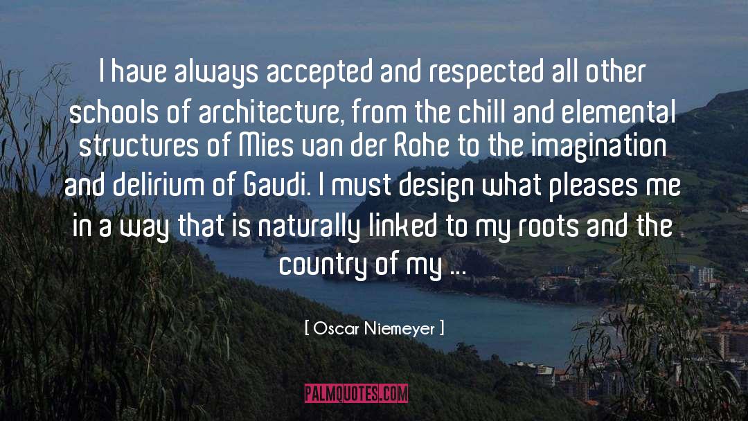 Elemental quotes by Oscar Niemeyer