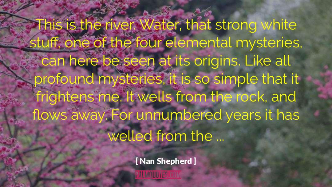 Elemental quotes by Nan Shepherd