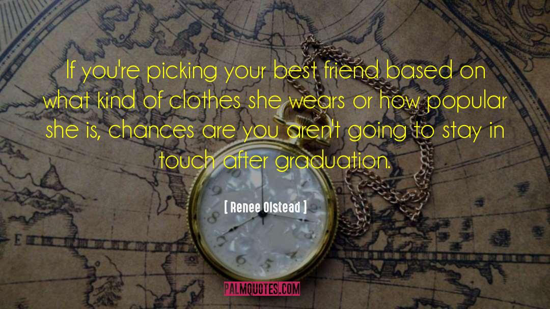 Elementary Graduation quotes by Renee Olstead
