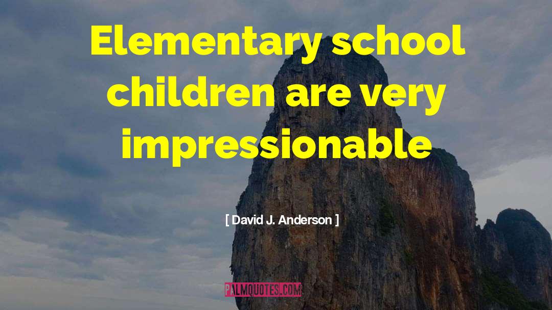 Elementary quotes by David J. Anderson