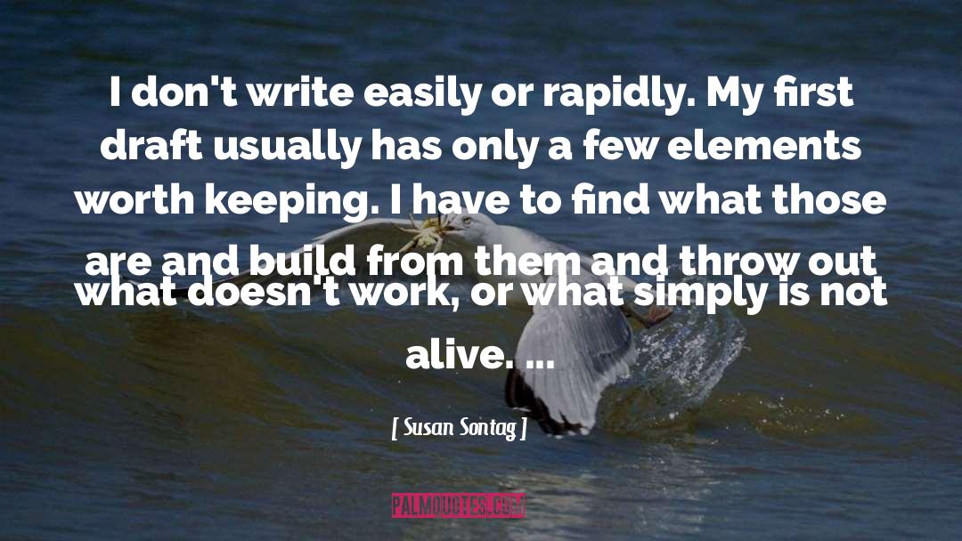 Elements quotes by Susan Sontag