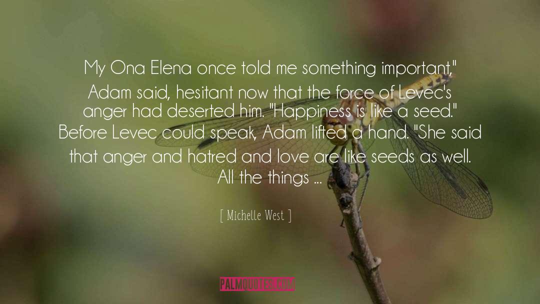 Elena And Daniel quotes by Michelle West