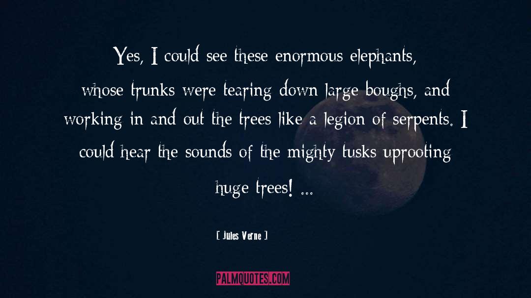 Elephants Brainy quotes by Jules Verne