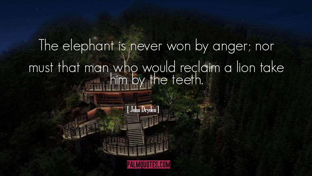 Elephants quotes by John Dryden